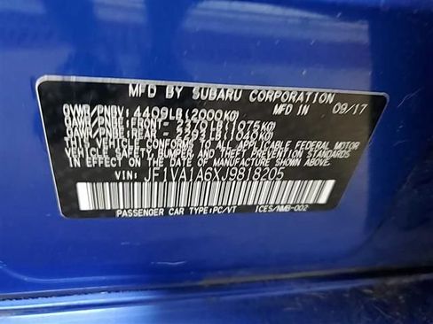 Used 2018 Subaru WRX w/ Popular Package #1 AWD/4WD image 5