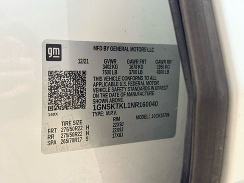 Used 2022 Chevrolet Tahoe High Country image 33