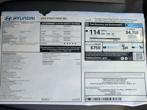 New 2026 Hyundai Ioniq 5 SEL image 33