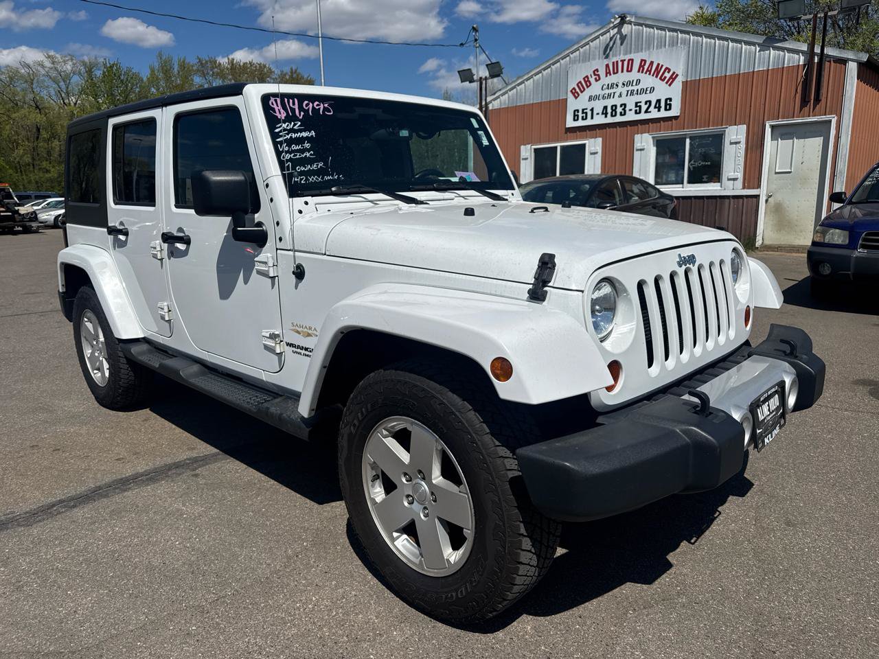 Used 2012 Jeep Wrangler Unlimited Sahara w/ Dual Top Group AWD/4WD image 3