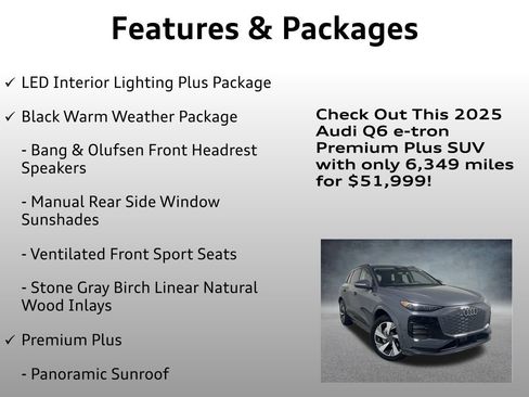 Used 2025 Audi Q6 e-tron Premium Plus image 16