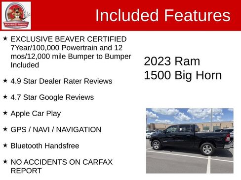 Used 2023 RAM 1500 Big Horn AWD/4WD image 5