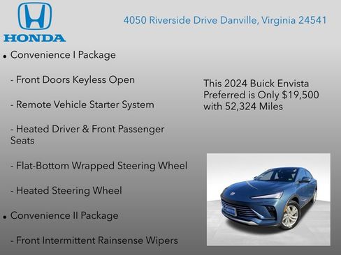 Used 2024 Buick Envista Preferred w/ Convenience I Package image 12
