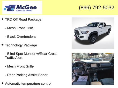 Used 2021 Toyota Tacoma TRD Off-Road w/ Technology Package image 16