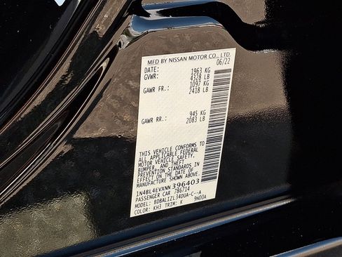 Certified 2022 Nissan Altima 2.5 SL FWD image 26
