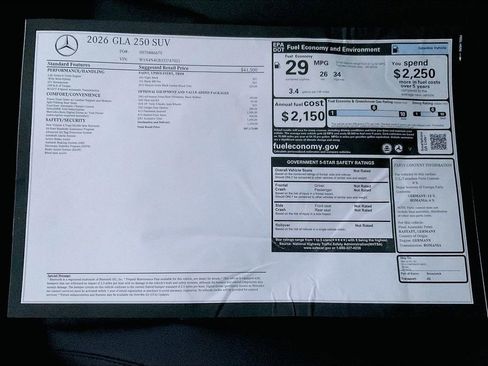 New 2026 Mercedes-Benz GLA 250 image 19