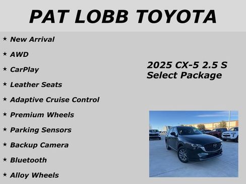 Used 2025 MAZDA CX-5 AWD 2.5 S w/ Select Package image 19