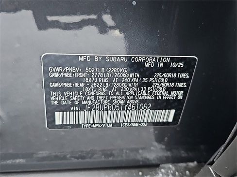 New 2026 Subaru Outback Premium image 23