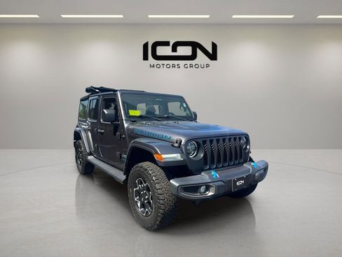 Used 2022 Jeep Wrangler Unlimited Rubicon 4xe w/ Cold Weather Group image 3