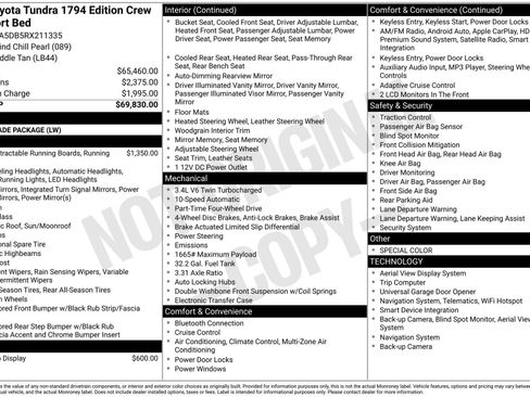 Used 2024 Toyota Tundra 1794 Edition image 32