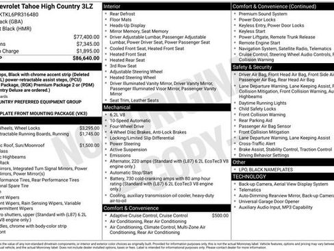 Used 2023 Chevrolet Tahoe High Country AWD/4WD image 16