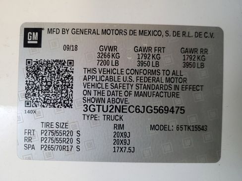 Used 2018 GMC Sierra 1500 SLT AWD/4WD image 33