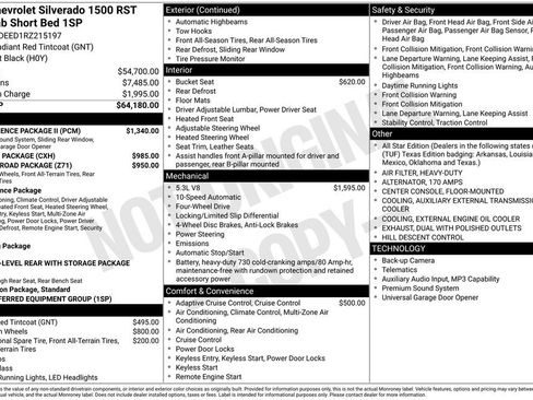 Used 2024 Chevrolet Silverado 1500 RST w/ Convenience Package II AWD/4WD image 37