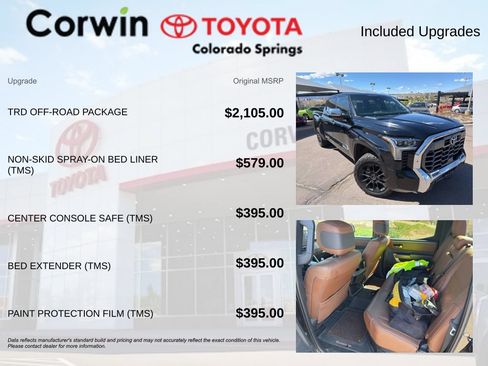 Used 2022 Toyota Tundra 1794 Edition w/ TRD Off-Road Package AWD/4WD image 8
