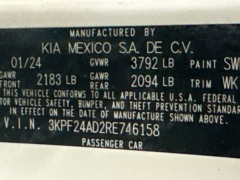 Used 2024 Kia Forte LXS w/ LXS Technology Package FWD image 30