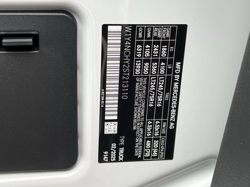 New 2025 Mercedes-Benz Sprinter 2500 image 41