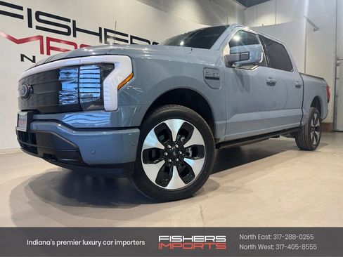 Used 2023 Ford F150 Lightning Platinum AWD/4WD image 1