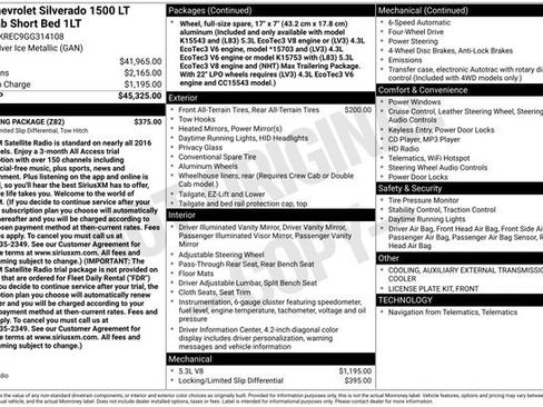 Used 2016 Chevrolet Silverado 1500 LT w/ Trailering Package image 3