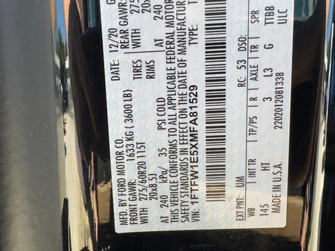 Used 2021 Ford F150 Lariat w/ Equipment Group 502A High AWD/4WD image 30