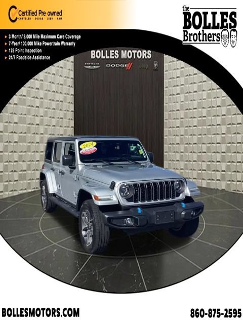 Certified 2024 Jeep Wrangler Unlimited w/ Convenience Group AWD/4WD image 1