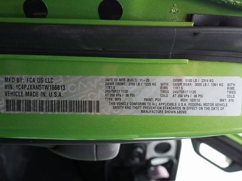 New 2026 Jeep Wrangler Sport S image 21