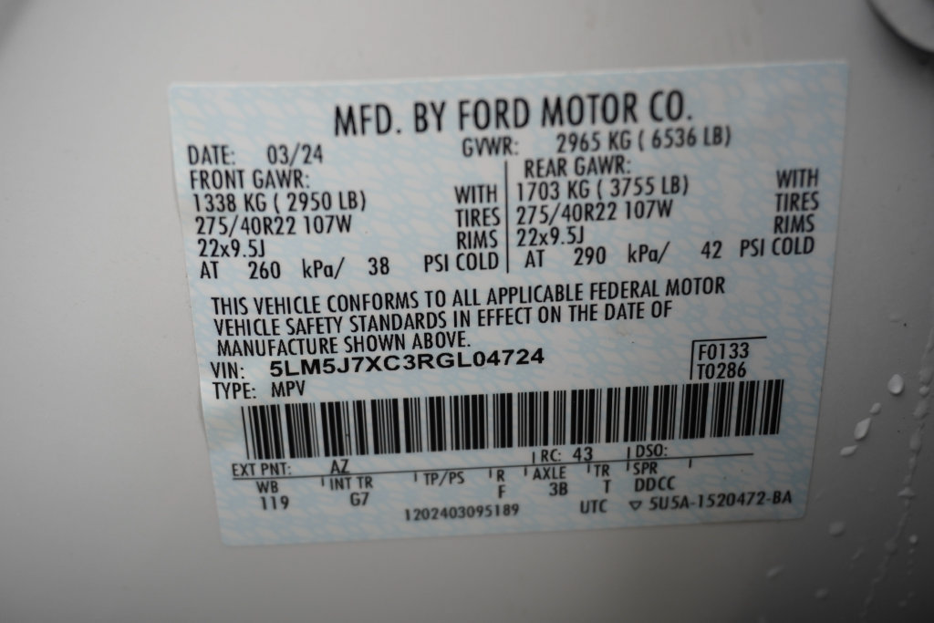 Used 2024 Lincoln Aviator Reserve w/ Jet Package AWD/4WD image 27