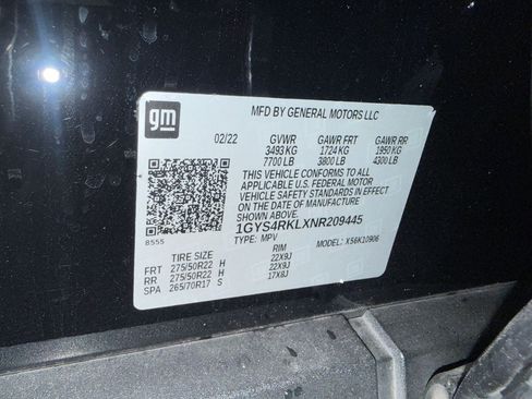 Used 2022 Cadillac Escalade ESV Sport Platinum w/ LPO, Floor Liner Package image 19