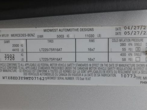 Used 2021 Mercedes-Benz Sprinter 3500 image 51