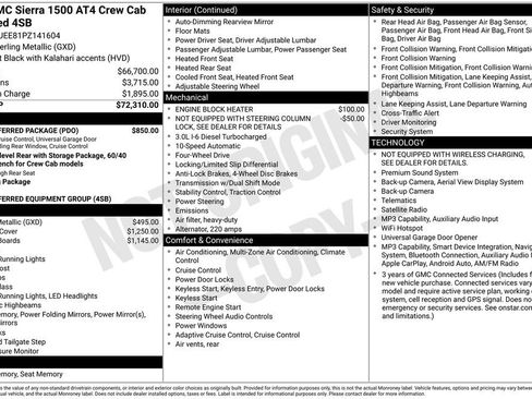 Certified 2023 GMC Sierra 1500 AT4 w/ AT4 Preferred Package AWD/4WD image 46