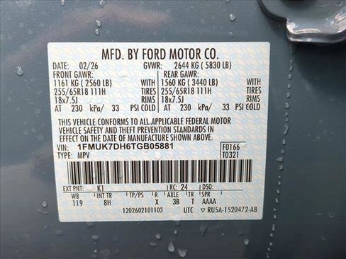 New 2026 Ford Explorer Active RWD image 17