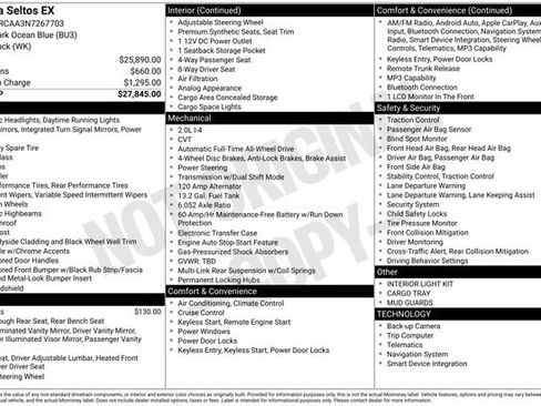 Used 2022 Kia Seltos EX image 4