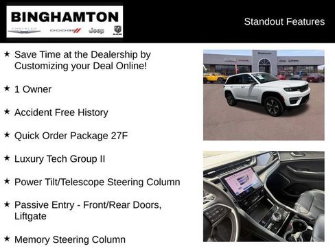 Used 2022 Jeep Grand Cherokee Limited 4xe w/ Luxury Tech Group II AWD/4WD image 5