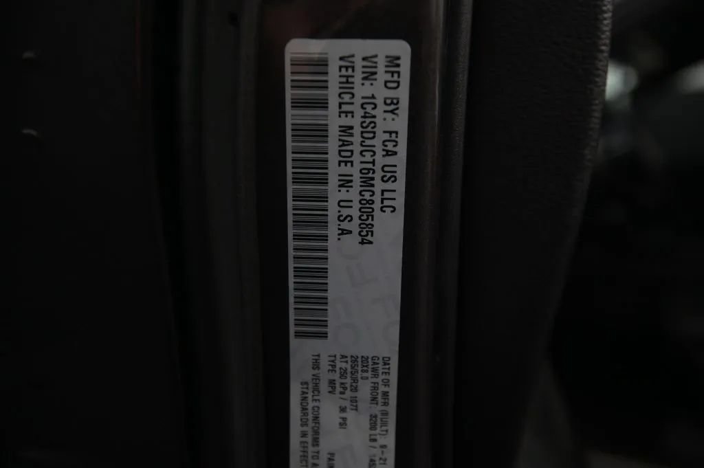 Used 2021 Dodge Durango R/T w/ Blacktop Package AWD/4WD image 20