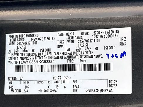 Used 2017 Ford F150 XLT RWD image 18