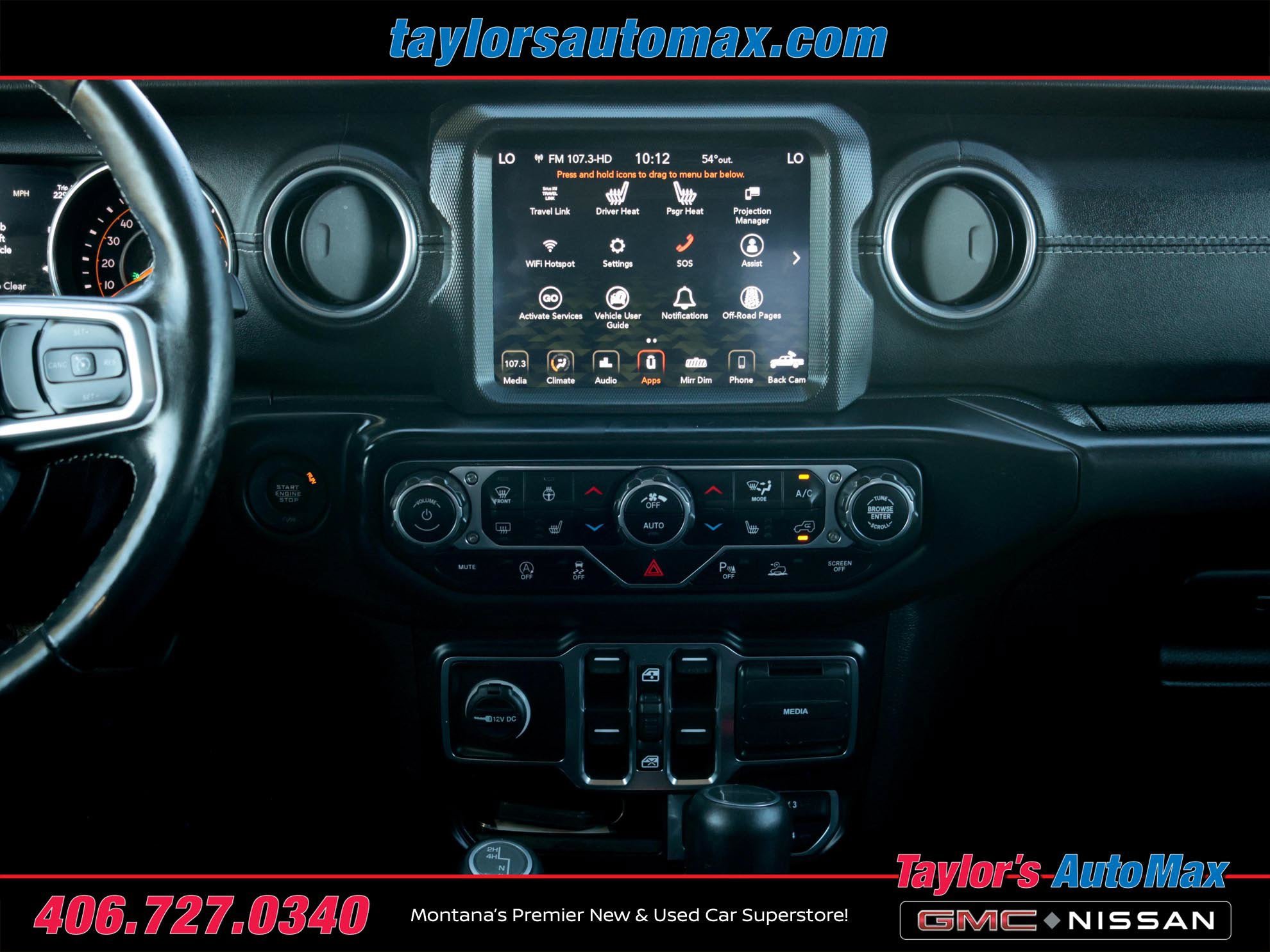 Used 2020 Jeep Gladiator Overland w/ Uconnect 4C Nav & Sound Group AWD/4WD image 10
