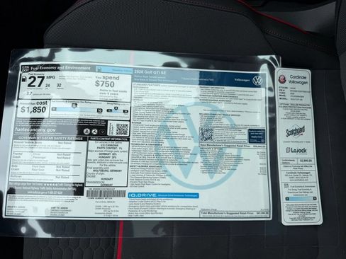 New 2026 Volkswagen GTI SE FWD image 34