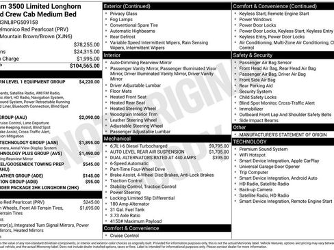 Used 2023 RAM 3500 Limited AWD/4WD image 39