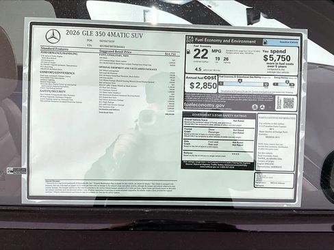 New 2026 Mercedes-Benz GLE 350 4MATIC image 17