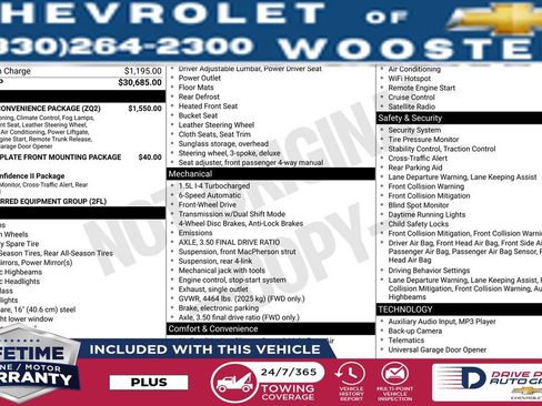 Used 2020 Chevrolet Equinox LT w/ Driver Convenience Package image 36