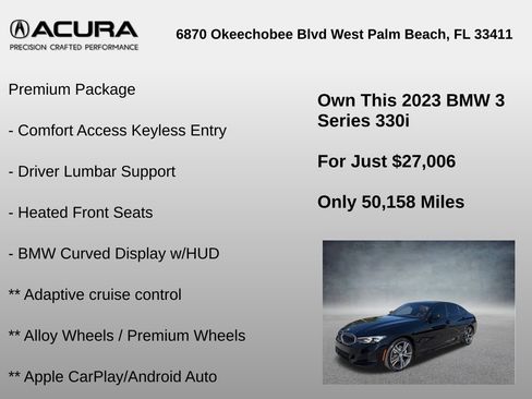 Used 2023 BMW 330i Sedan w/ Premium Package image 12