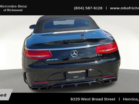 Used 2017 Mercedes-Benz S 63 AMG 4MATIC Cabriolet image 9