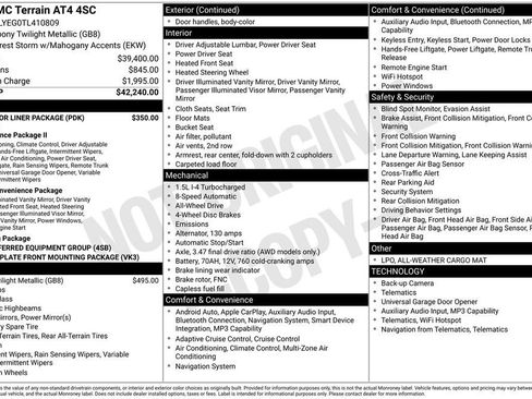 New 2026 GMC Terrain AT4 w/ LPO, Floor Liner Package AWD/4WD image 32