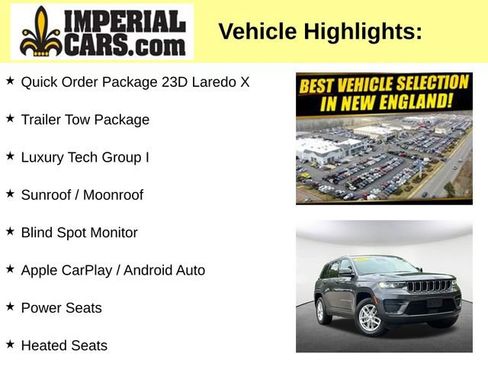 Used 2023 Jeep Grand Cherokee Laredo X w/ Luxury Tech Group I AWD/4WD image 8
