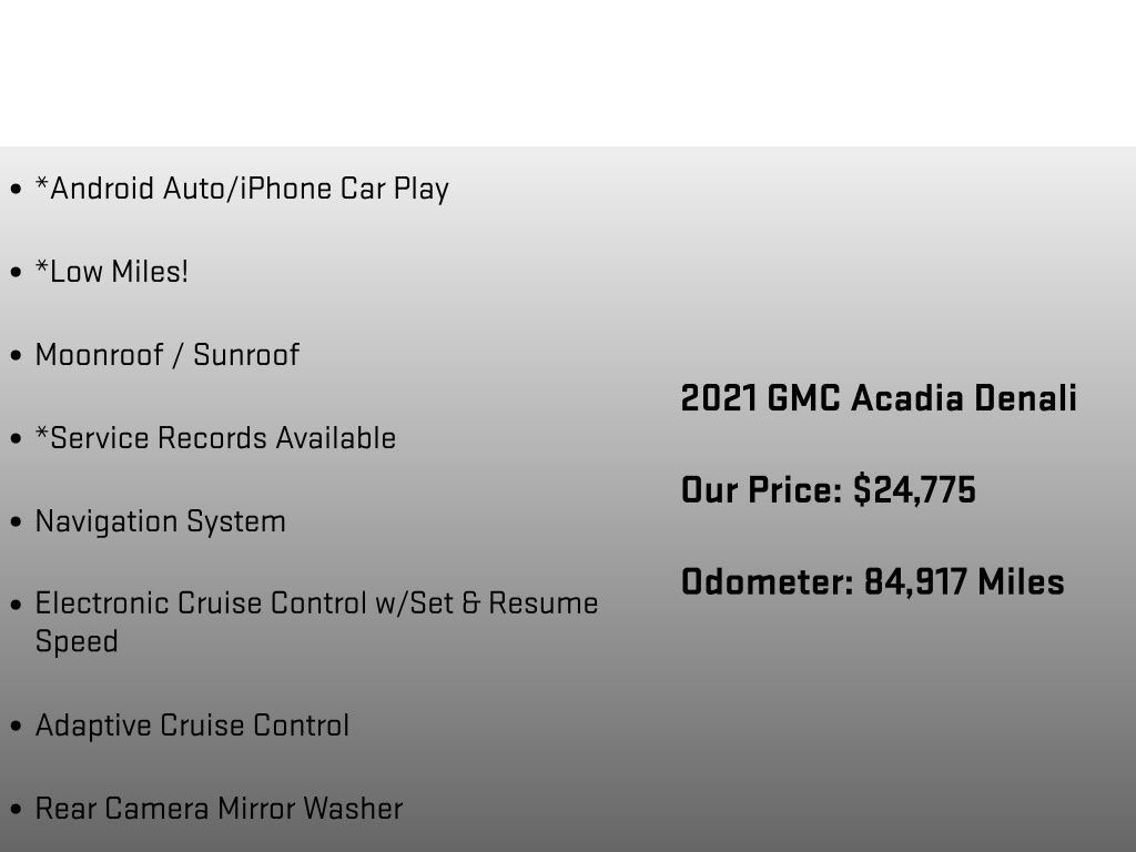 Used 2021 GMC Acadia Denali w/ Denali Technology Package FWD image 18