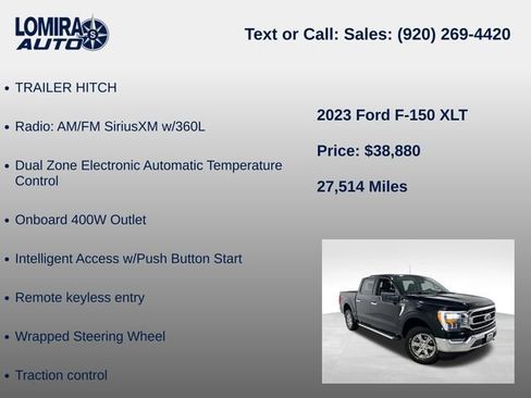 Used 2023 Ford F150 XLT w/ Equipment Group 302A High AWD/4WD image 39