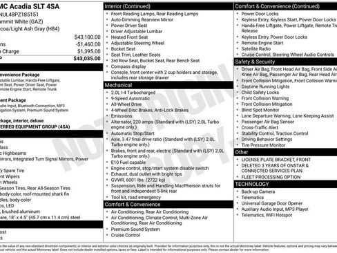 Used 2023 GMC Acadia SLT AWD/4WD image 5