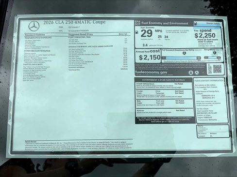 New 2026 Mercedes-Benz CLA 250 4MATIC image 26