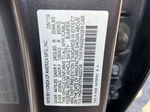 Used 2019 Honda Accord EX-L image 28