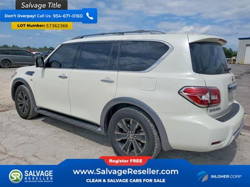 Used 2018 Nissan Armada Platinum w/ Captain Seat Package RWD image 3