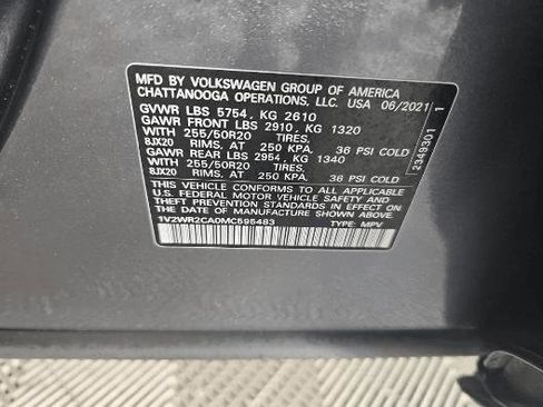 Used 2021 Volkswagen Atlas SE image 12